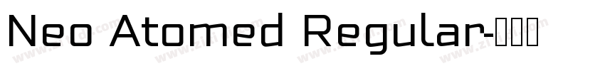 Neo Atomed Regular字体转换